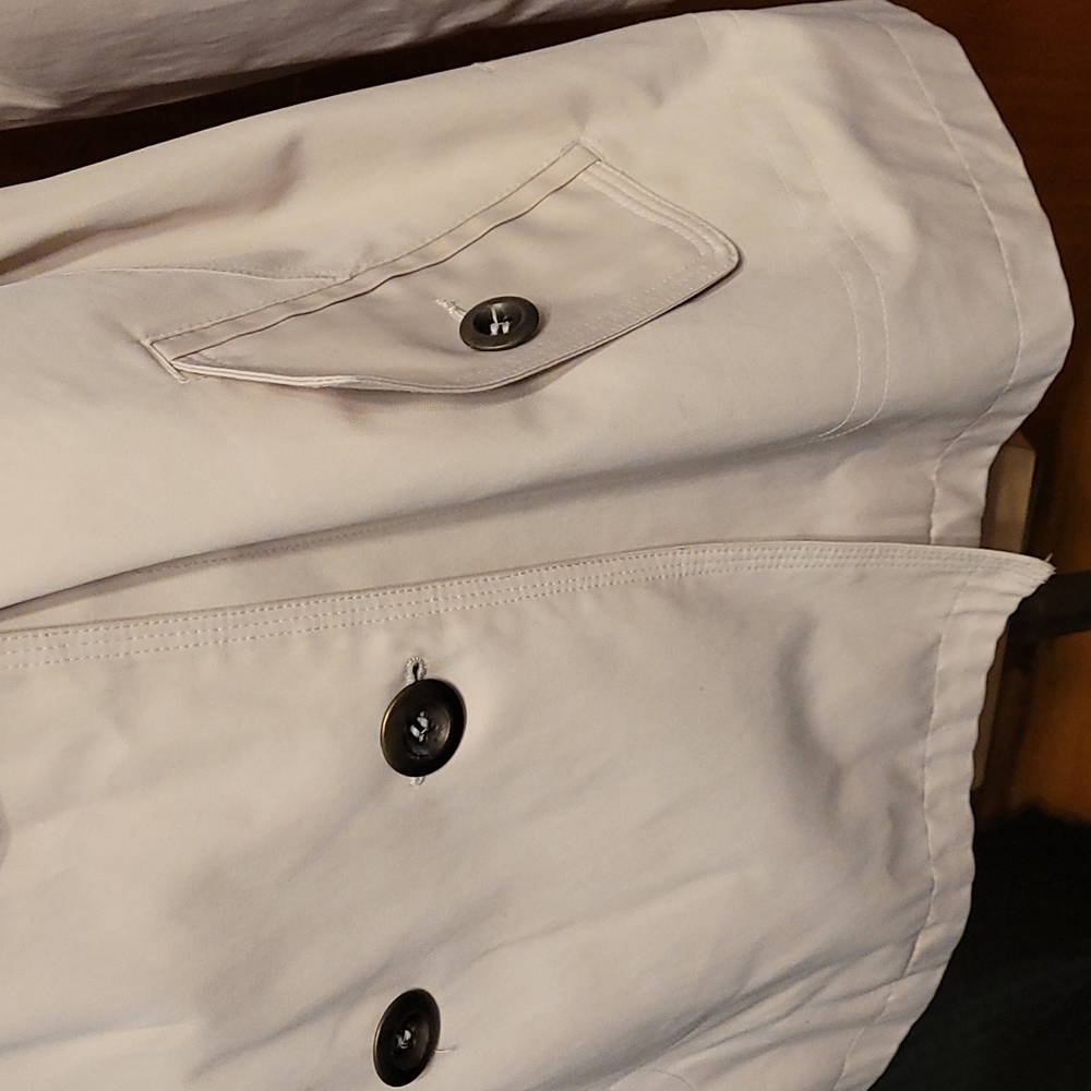 Worthington Short Trench Coat  Sz. Grand - Picture 4 of 10